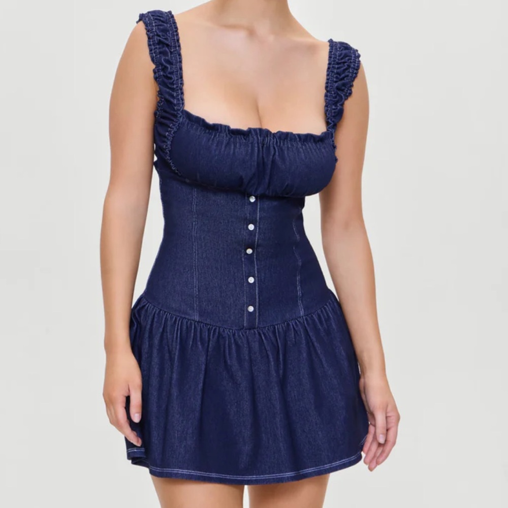 Frankie’s Bikinis denim mini dress
